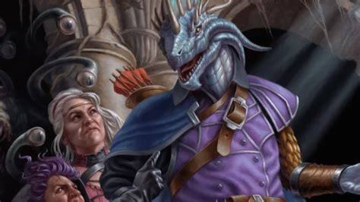 A dragonborn bard in Dungeons & Dragons