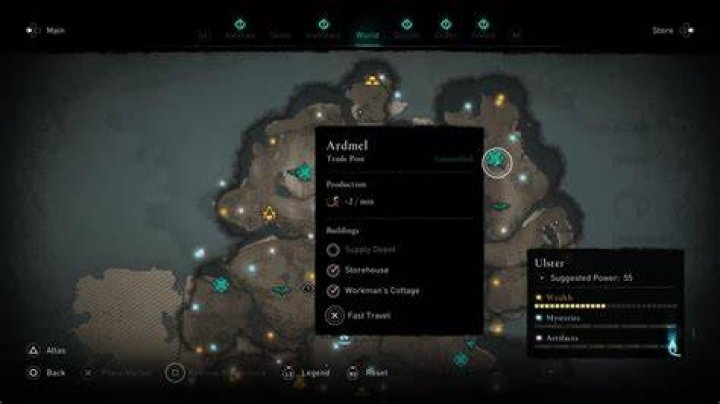 AC Valhalla Trade Post Locations