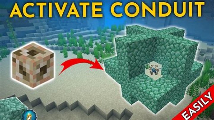 activated conduit in minecraft