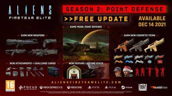 
Aliens: Fireteam Elite Update 1.11 Patch Notes