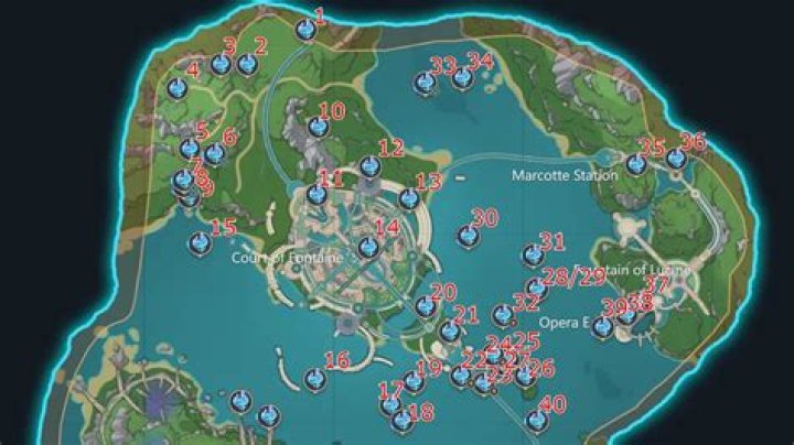 All 85 Hydroculus Locations in Genshin Impact