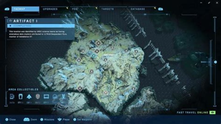 All Forerunner artifact locations in Halo Infinite
