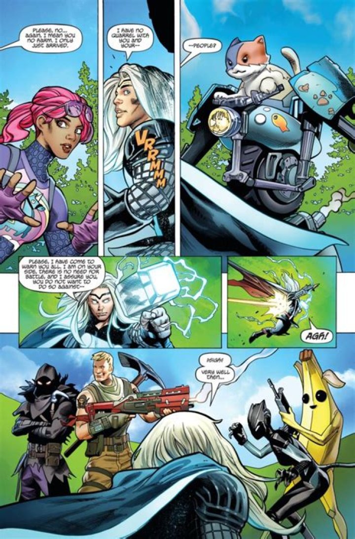 All Fortnite Comic Book Pages – Galactus & Thor