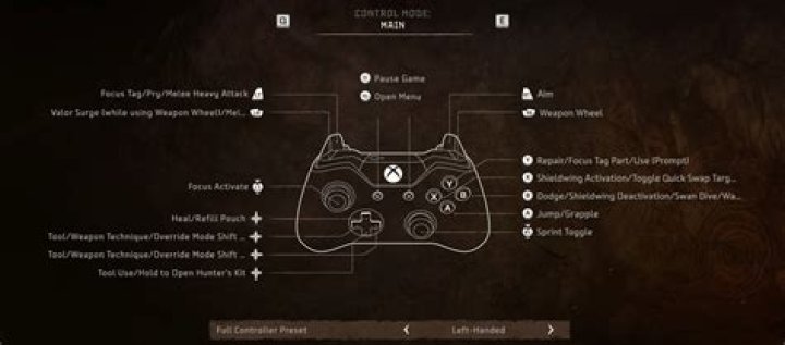 All Horizon Forbidden West Controls