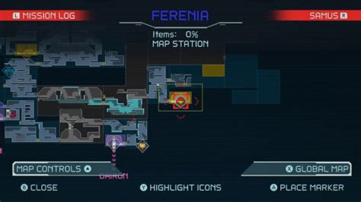 All Map Station locations in Metroid Dread