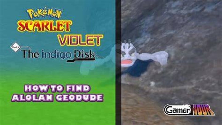 Alolan Geodude The Indigo Disk DLC