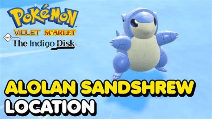 Alolan Sandshrew the Indigo Disk DLC
