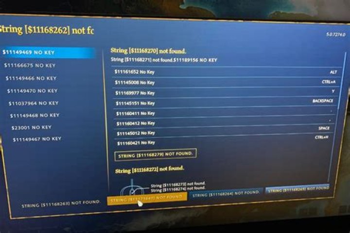 aoe 4 string not found