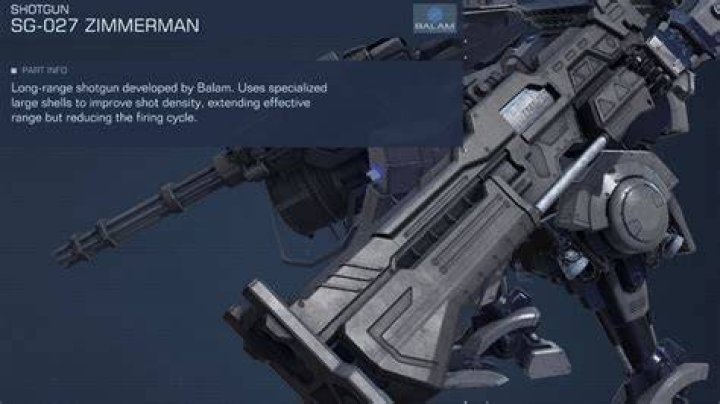 Armored Core 6 Zimmerman: How to Get the Shotgun