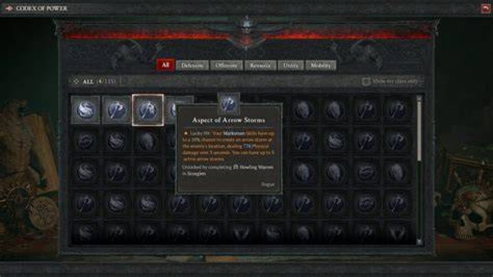 Aspects Universal Diablo 4