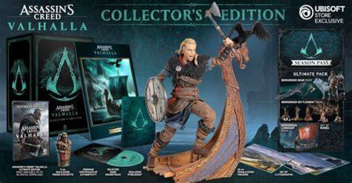 Assassin's Creed Valhalla Collector's Edition Comes Without The Disc At $199.99