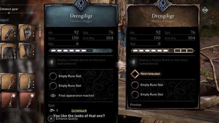 assassins creed valhalla mythical Drengiligr Dagger