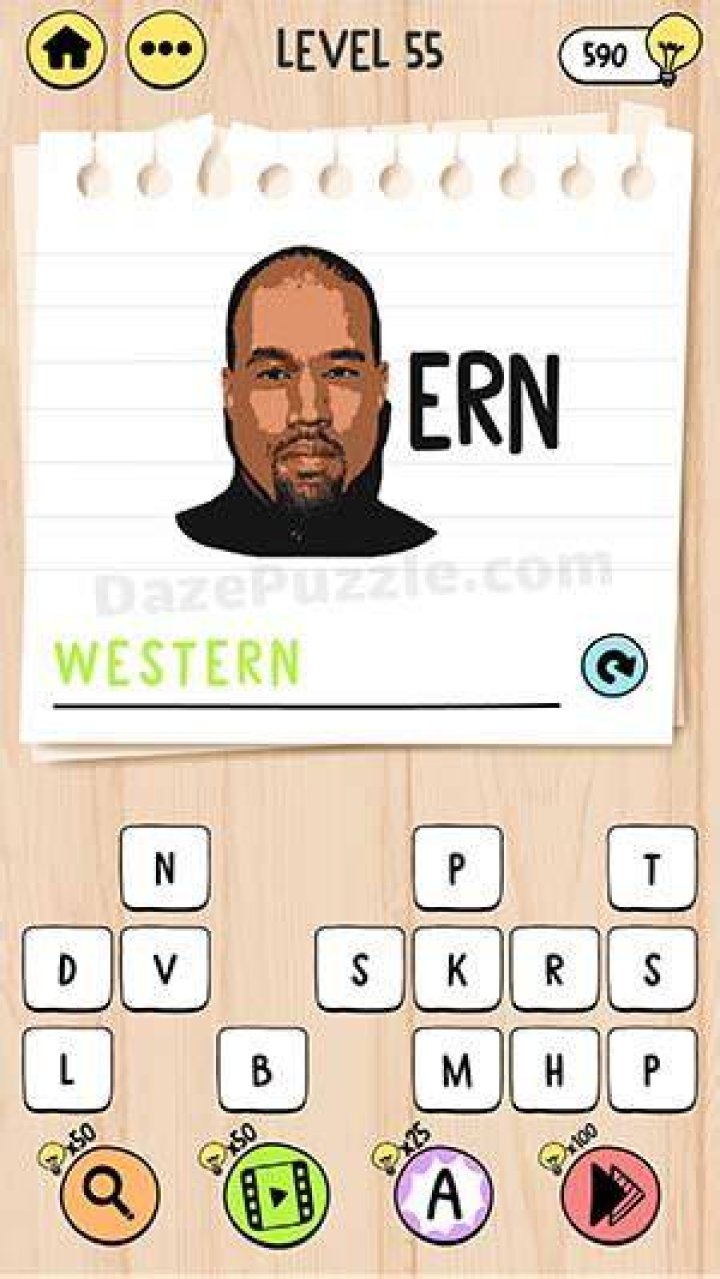 
Brain Test: Tricky Words Level 55 Answer