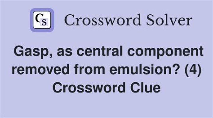 Central component – Crossword clue help