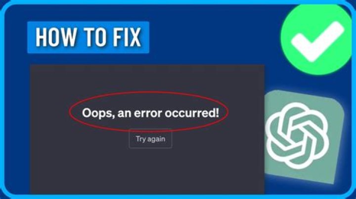 ChatGPT Oops an error occurred compliance file bug