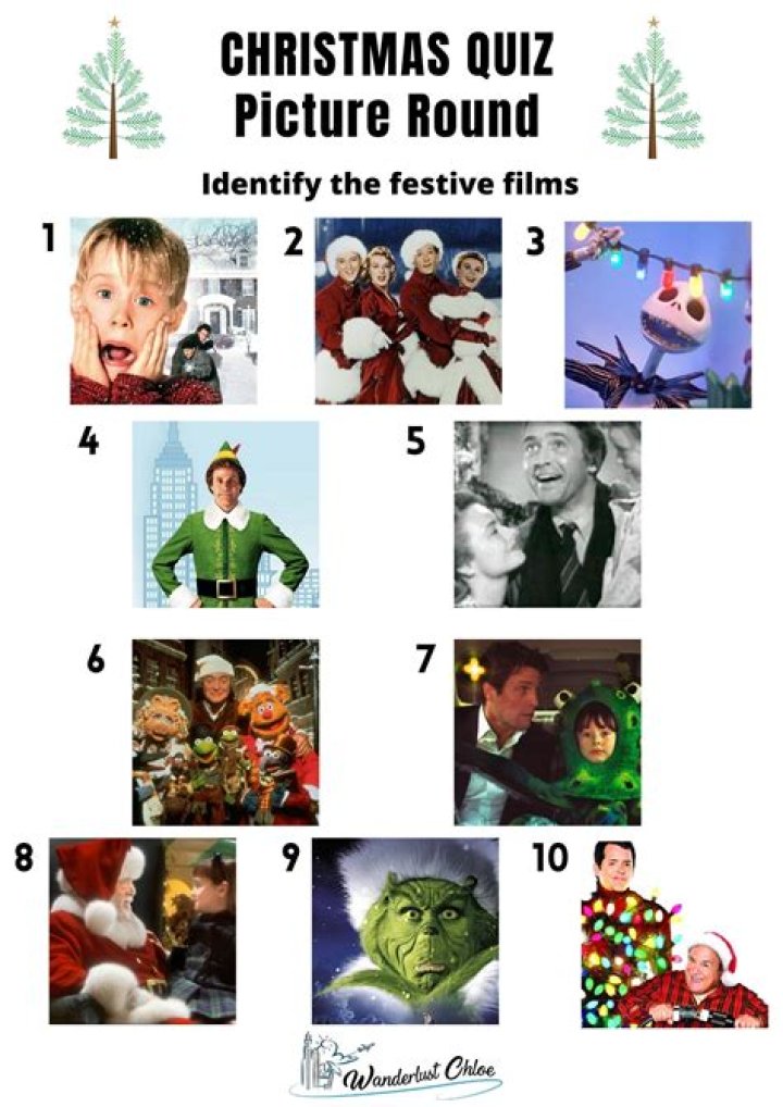Christmas Pics Quiz 11 Letters Christmas Pics Quiz 11 Letters
