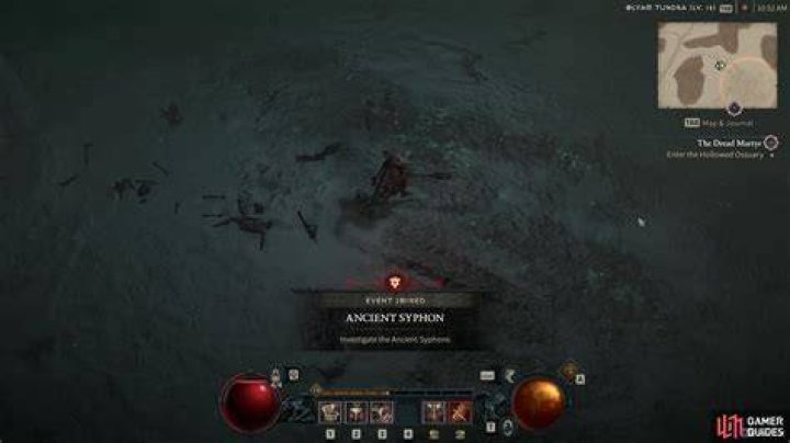 Completing the Ancient Syphon event fast in Diablo 4