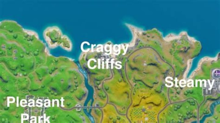 craggy cliffs location fortnite chapter 2 season 3