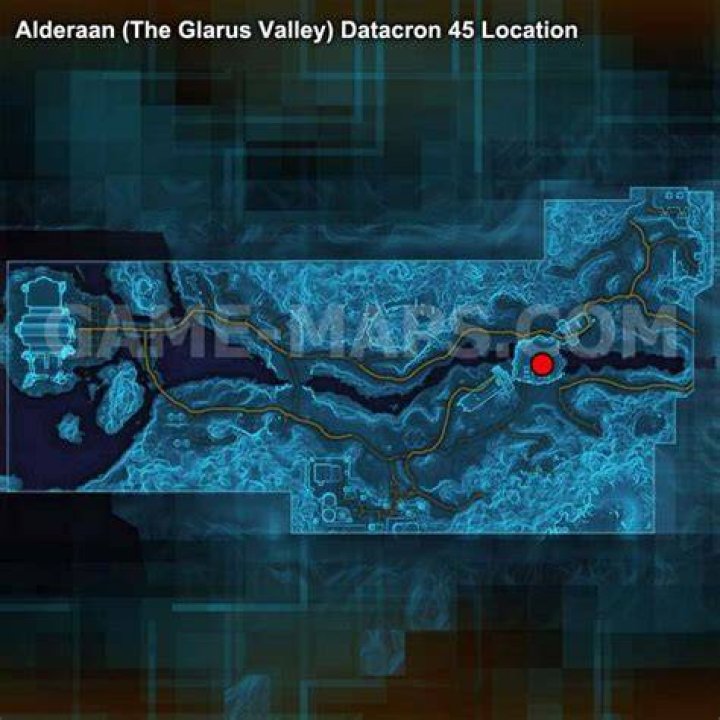 Datacron 45 Location Map Star Wars: The Old Republic