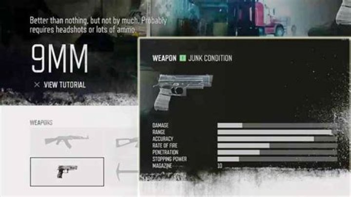 Days Gone Weapon List - Pistols