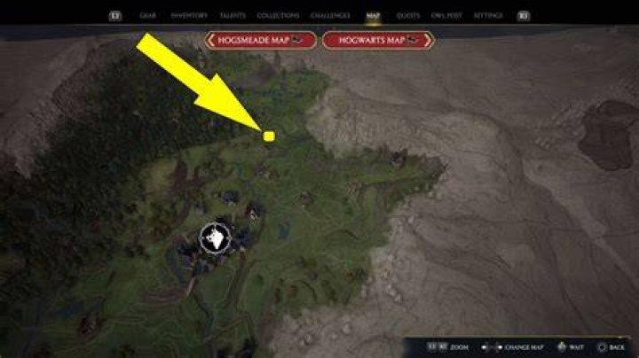 Demiguise Statue - Hogsmeade Valley in Upper Hogsfield - Hogwarts Legacy