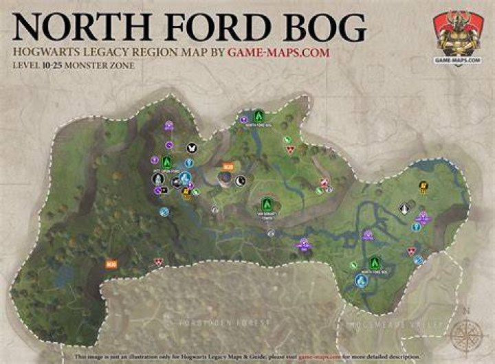 Demiguise Statue - North Ford Bog in Pitt-Upon-Ford - Hogwarts Legacy