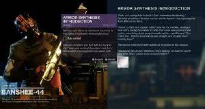 Destiny 2: Armor Synthesis Guide