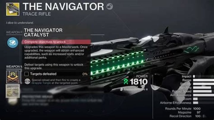 Destiny 2: How to Get The Navigator and its Catalyst
