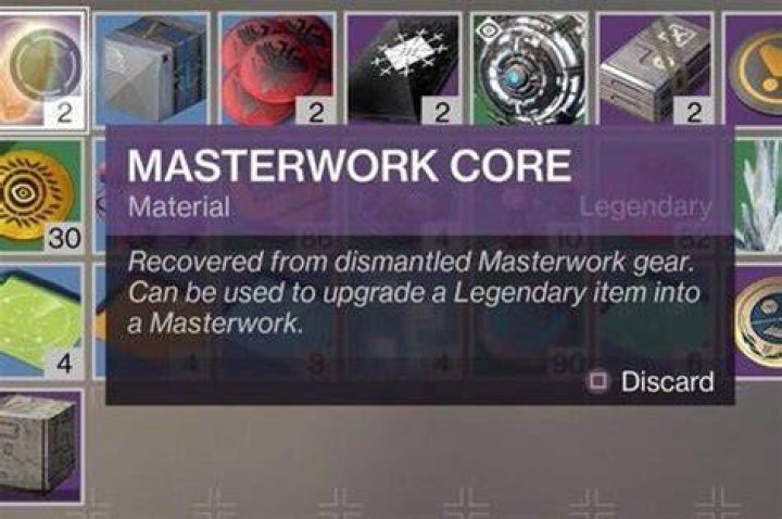 Destiny 2 Masterwork Core sources and Catalysts list