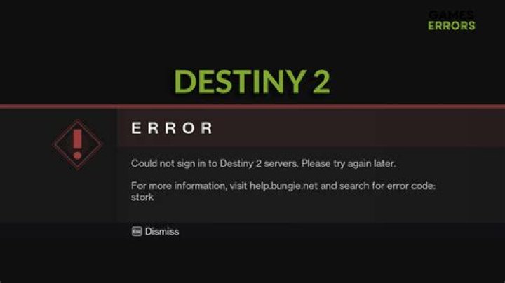 Destiny 2 Stork Error Code Fix
