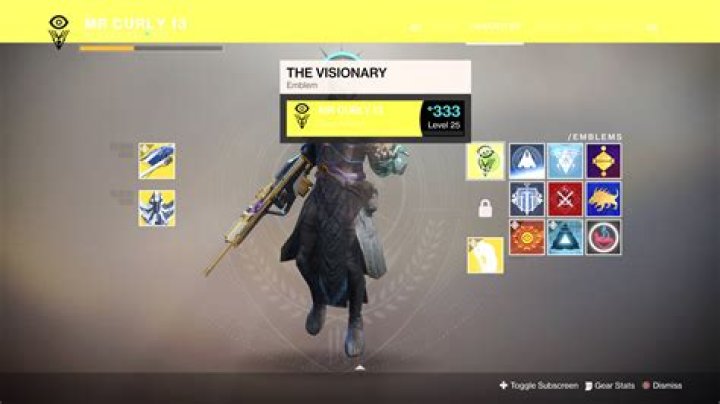 Destiny 2 Visionary Emblem Inventory