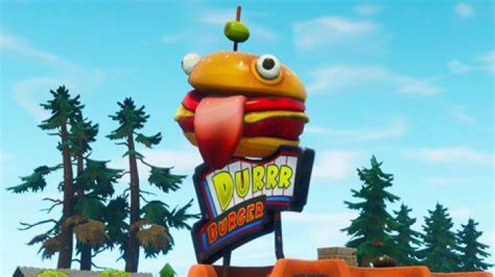 Durr Burger's Kitchen in Fortnite.