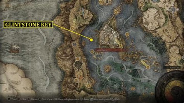 Elden Ring Glintstone Key location