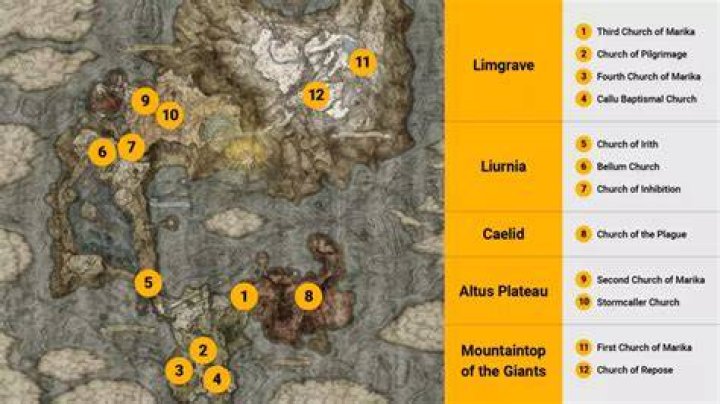 Elden Ring Sacred Tear locations