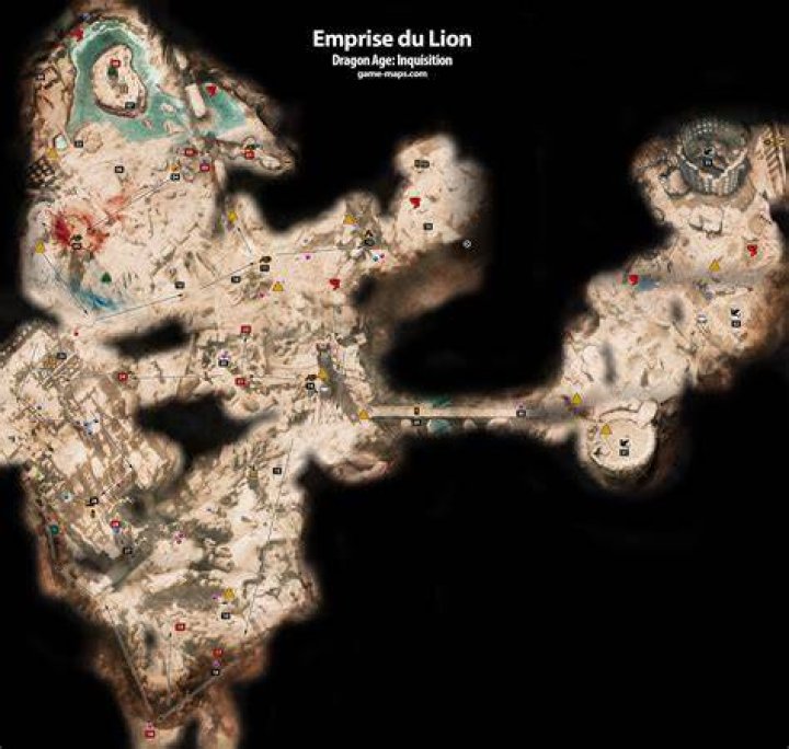 Emprise du Lion Dragon Age: Inquisition Map