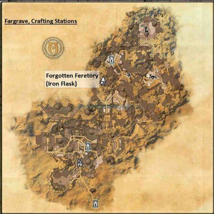 ESO Set Crafting Stations