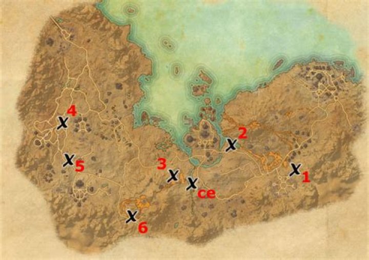 ESO Stonefalls Treasure Map 1 Location