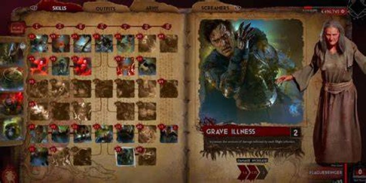 evil dead the game skill points level up survivors