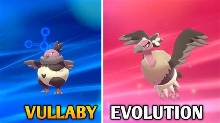 evolve vullaby to mandibuzz pokemon sword shield