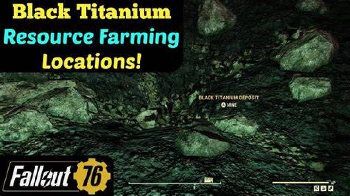 
Fallout 76 How to Get Black Titanium