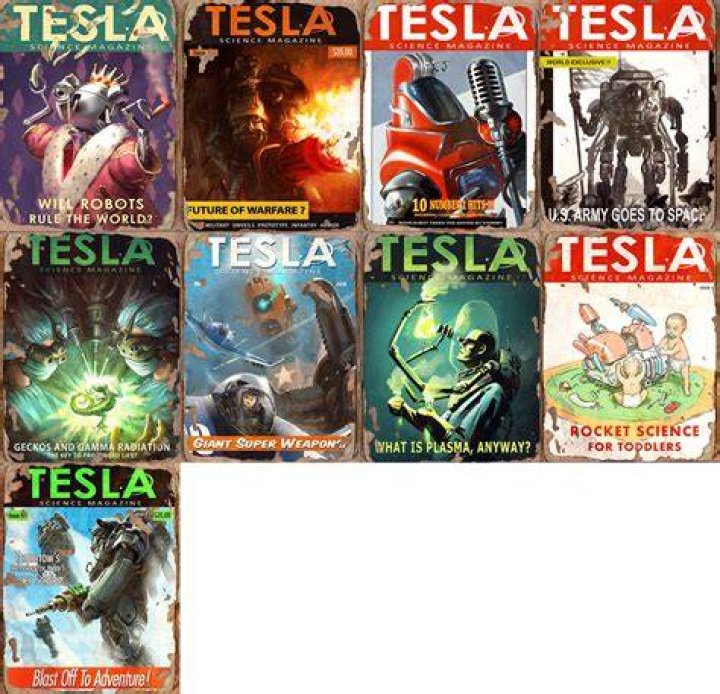 Fallout 76 - Tesla Science Magazines in Fallout 76