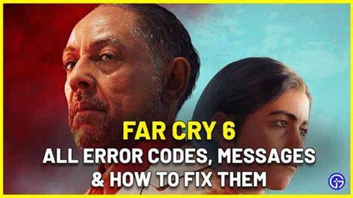 far cry 6 error codes fixes solutions
