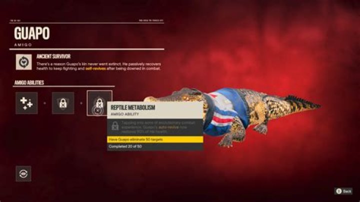 
Far Cry 6: Reptile Metabolism Explained