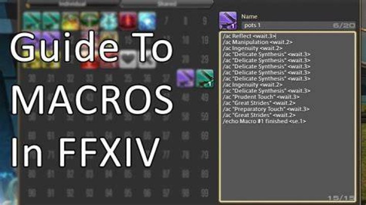 FFXIV Guide: How to Import Your Macros from PS3 to PS4
