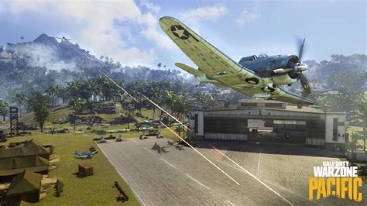 fighter plane in warzone pacific
