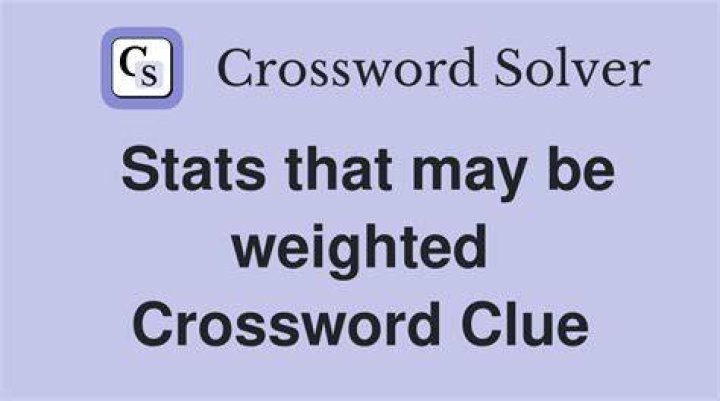 Figure that’s not weighted crossword clue answer