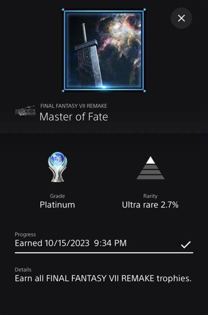 
Final Fantasy VII Remake – How To Get Platinum Trophy