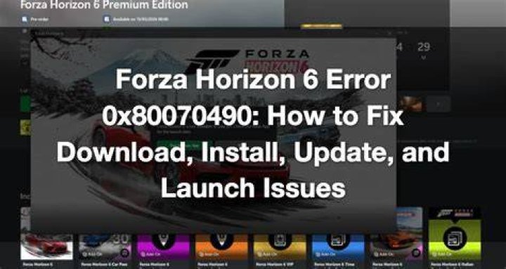 Fix launch issues in Forza Horizon 4