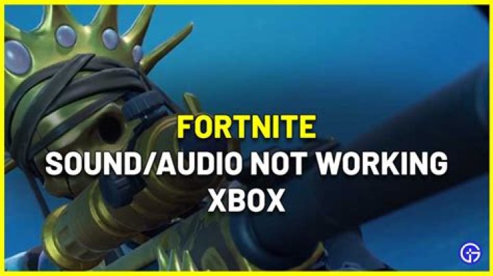 Fortnite Audio Not Working Xbox
