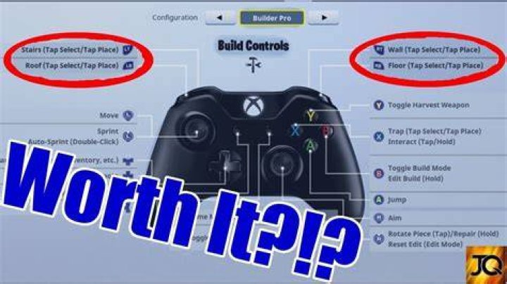 Fortnite Builder Pro controls